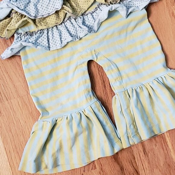 Mustard Pie Apple Blossom Longall Romper - Picture 4 of 6